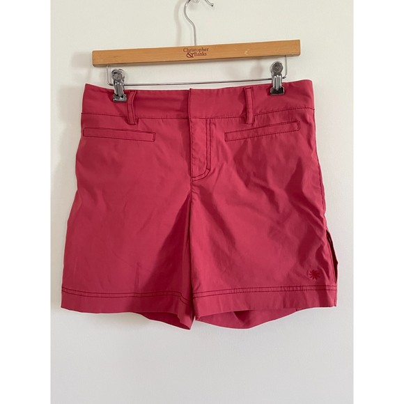 Athleta Nylon Blend Rose Pink Shorts Women's Size 6 Inseam 7" E23 - Picture 1 of 6